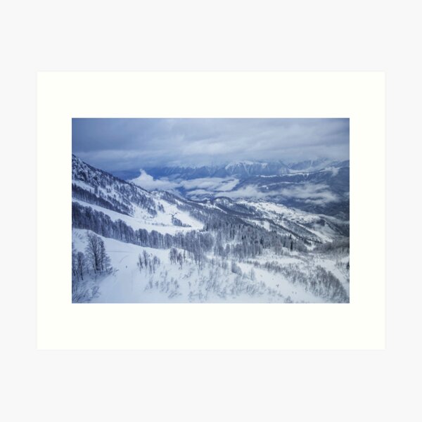 Item preview, Snowy Mountains designed and sold by Dawn van Doorn.