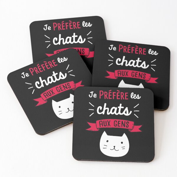 Aperçu de l'œuvre Phrase drôle chat cadeau chaton humour créée et vendue par Catcrea.