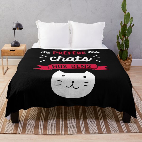 Aperçu de l'œuvre Phrase drôle chat cadeau chaton humour créée et vendue par Catcrea.