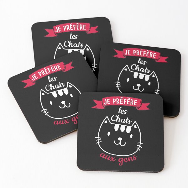Aperçu de l'œuvre Phrase drôle chat cadeau créée et vendue par Catcrea.