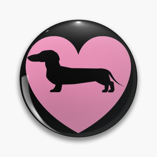 Item preview, dachshund art heart dachshund dog lover valentines day designed and sold by alaechamlal.