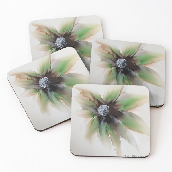 Item preview, Green flower KleurRijk Els Delacourt designed and sold by KleurRijk.
