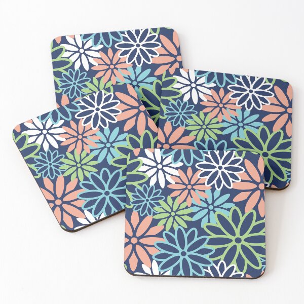 Item preview, Beatnik Floral In Navy designed and sold by House of Haha.