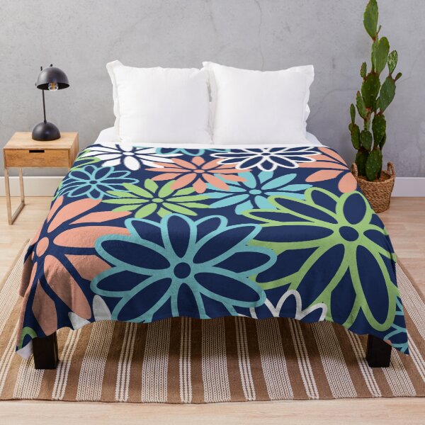 Item preview, Beatnik Floral In Navy designed and sold by House of Haha.