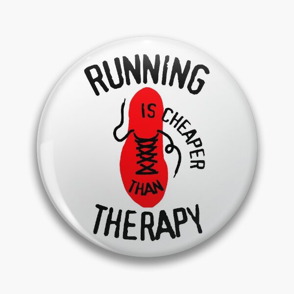Item preview, Running Is Cheaper Than Therapy Runner Squad Shoe Trainer designed and sold by GrandeDuc.