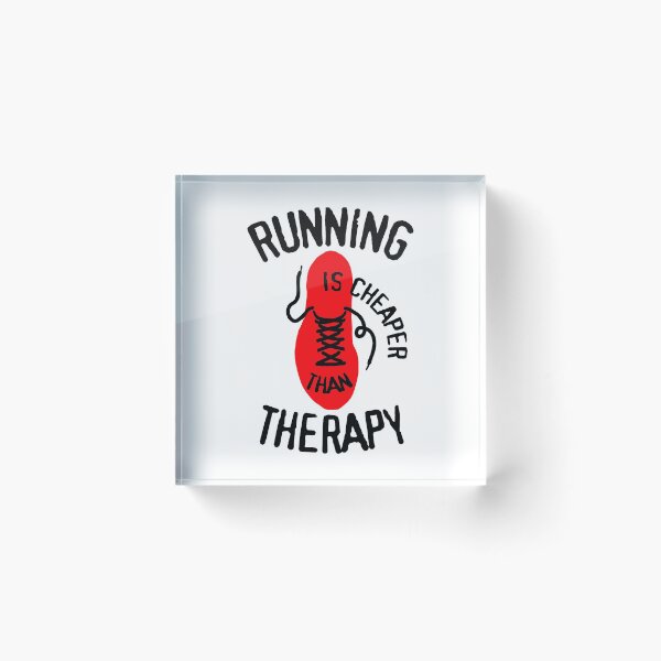 Item preview, Running Is Cheaper Than Therapy Runner Squad Shoe Trainer designed and sold by GrandeDuc.