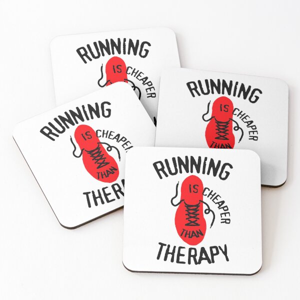 Item preview, Running Is Cheaper Than Therapy Runner Squad Shoe Trainer designed and sold by GrandeDuc.