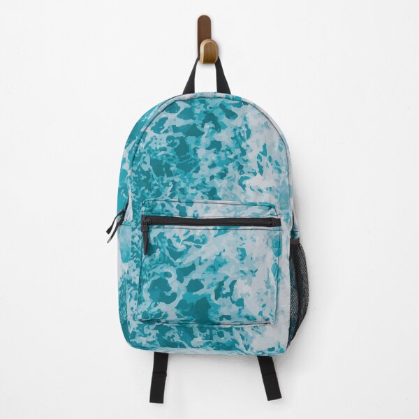 Ocean blue waves Backpack