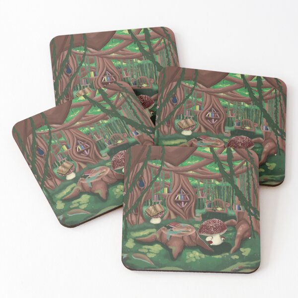 Item preview, Library in the Woods designed and sold by Juliette Garvey.