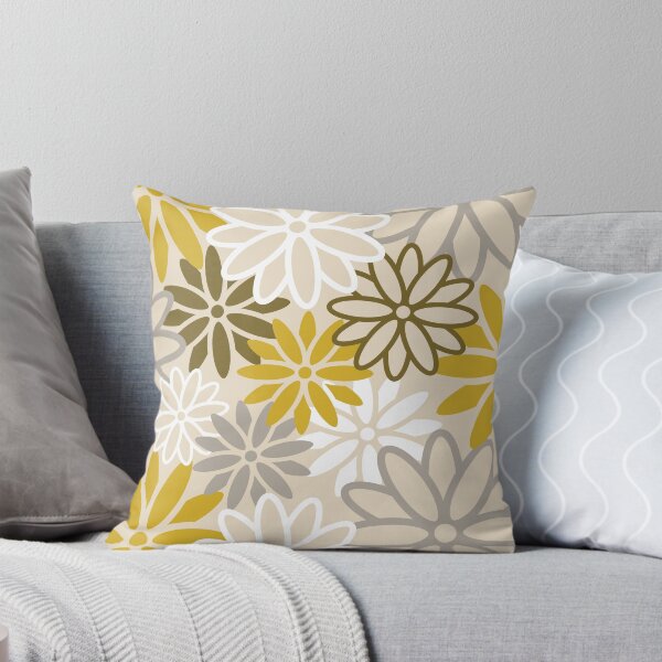 Item preview, Beatnik Floral In Mustard designed and sold by House of Haha.