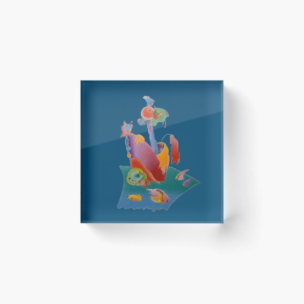 Item preview, Swimming in sea with dark background designed and sold by AnnetteArt.
