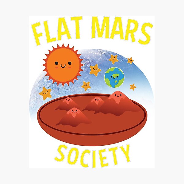 Item preview, flat mars society designed and sold by WOHAMMAD.