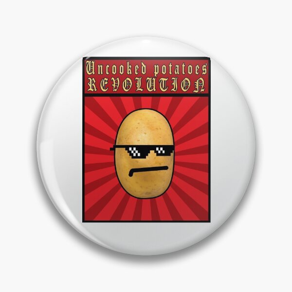 Item preview, Funny Angry Uncooked Potatoes REVOLUTION designed and sold by Hamadax.