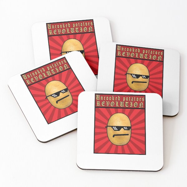 Item preview, Funny Angry Uncooked Potatoes REVOLUTION designed and sold by Hamadax.