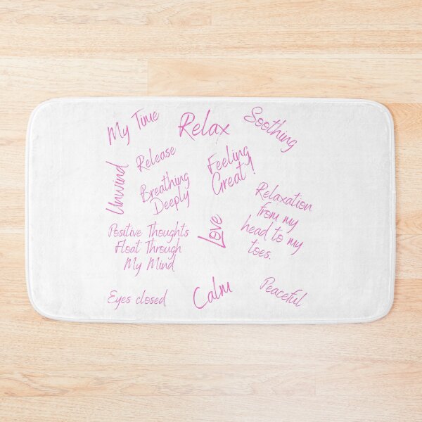 Item preview, Bathtub Stickers Typography Pack Pink designed and sold by diverseidentity.