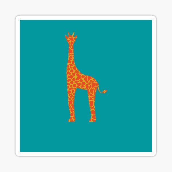 Giraffe Sticker Sticker By Rehabmohamad Redbubble 4497