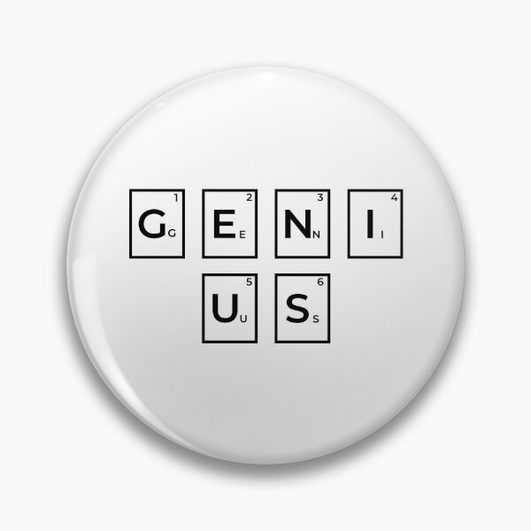 Item preview, Genius elements in periodic table  designed and sold by AwesomeTrends.