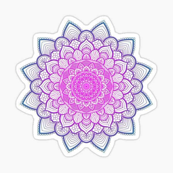 Flower Mandala 2 Sticker