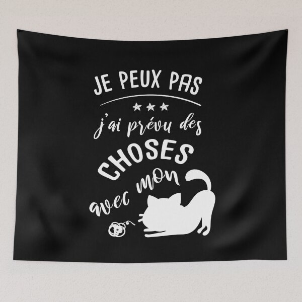 Aperçu de l'œuvre idée cadeau amoureux chats créée et vendue par Catcrea.