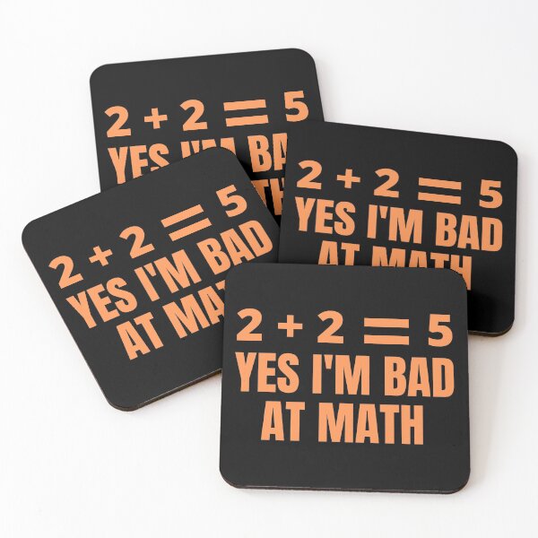 Item preview, YES I'M BAD AT MATH designed and sold by CaptainPiku.