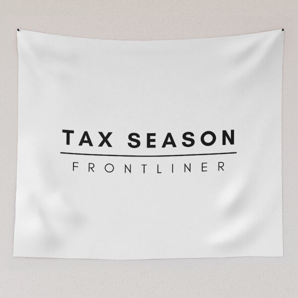 Item preview, Tax Season Frontliner, Accountant, Accounting, CPA, Finance, Financial, Tax Preparer, Accounting Student, Spreadsheet, women, men, math, financials designed and sold by ColorOfIris.