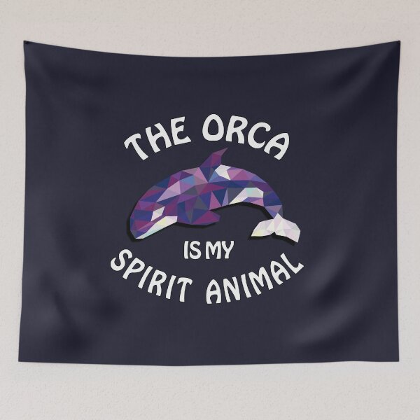 Item preview, The Orca Is My Spirit Animal - Geometric Purple Circle designed and sold by NoMatterLab.