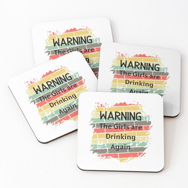 Item preview, Warning The Girls are Drinking Again Funny Graphic Women Essential T-Shirt designed and sold by lhousshop.
