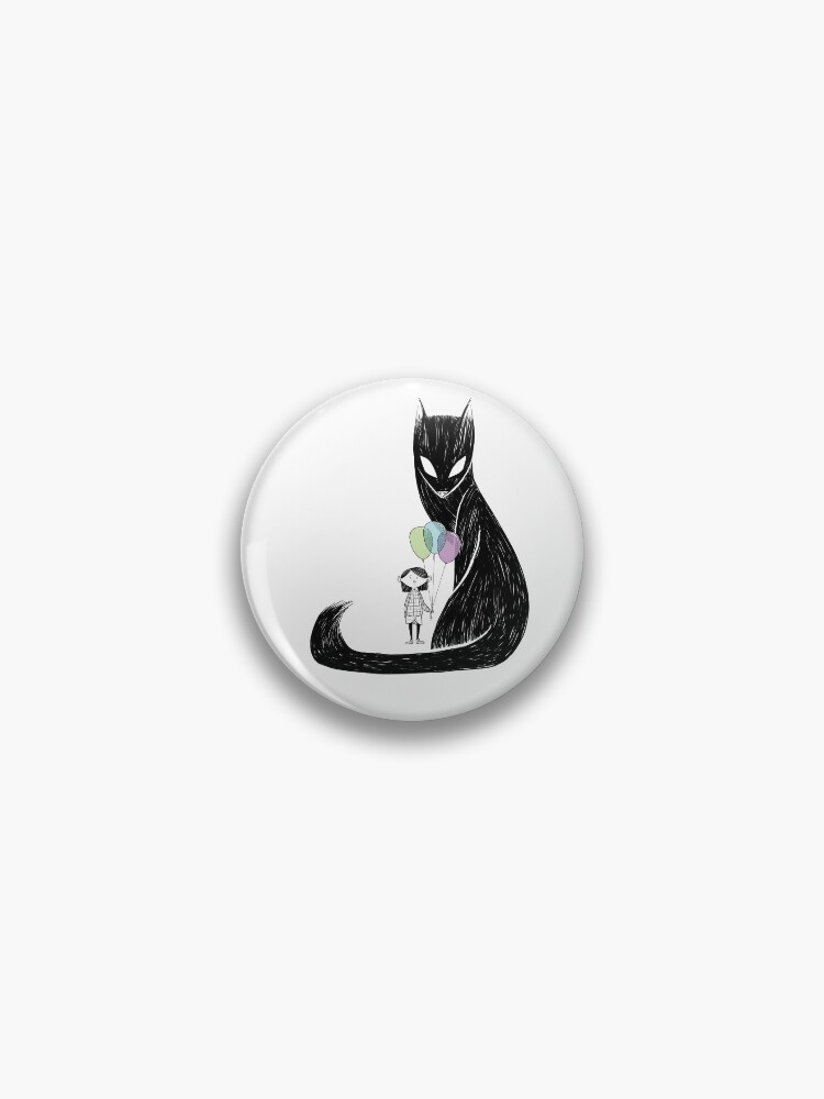 Thumbnail 1 of 3, Pin, Cat Girl designed and sold by likemoyd.
