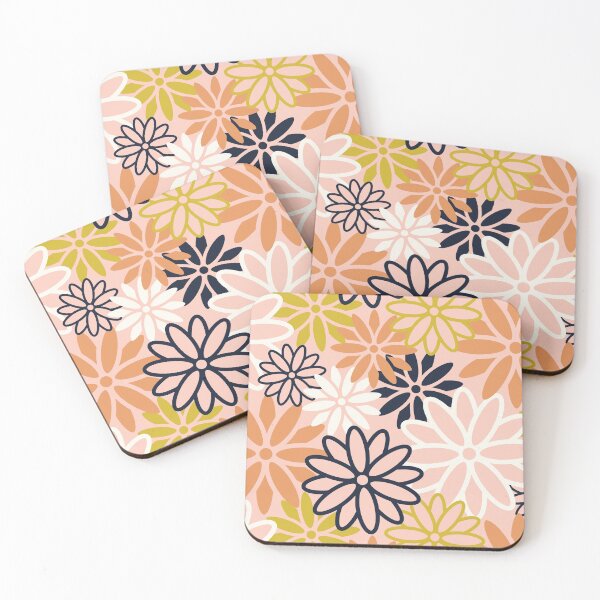Item preview, Beatnik Floral In Peach designed and sold by House of Haha.