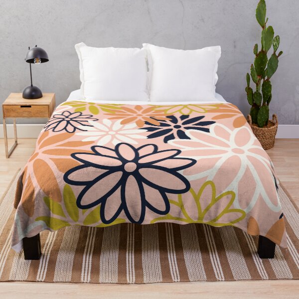 Item preview, Beatnik Floral In Peach designed and sold by House of Haha.