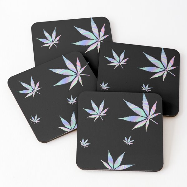 Item preview, Holographic Weed Leaves Teen VSCO 420 Holo Sticker Set  designed and sold by Trip C.