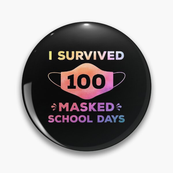 Item preview, I Survived 100 Masked School Days T-Shirt, Happy 100th Day of School Quarantine Pandemic Teachers Shirt, 100 Days of School Gift idea designed and sold by aymob.