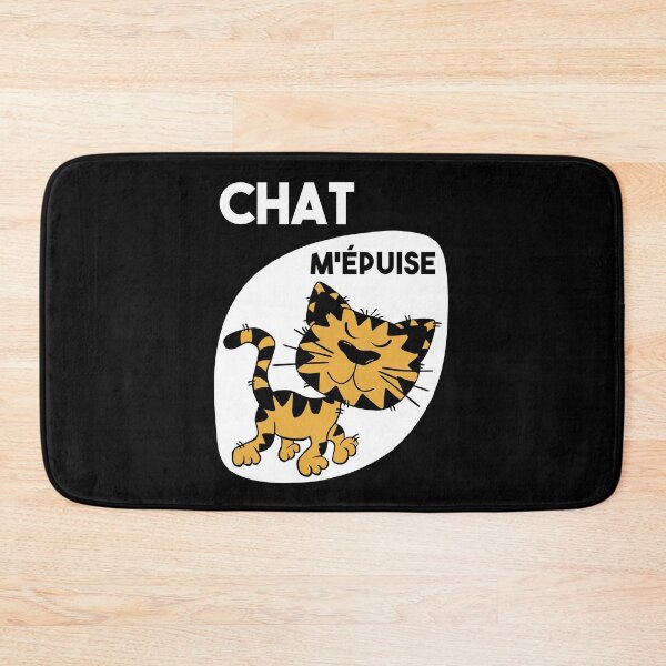 Aperçu de l'œuvre Chat m'épuise créée et vendue par Catcrea.
