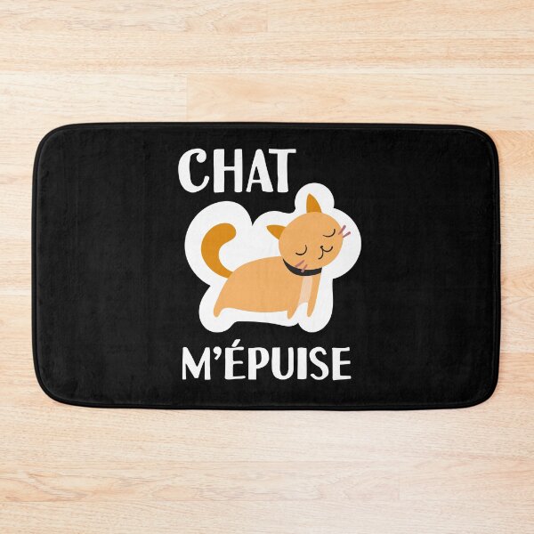 Aperçu de l'œuvre Chat m'épuise créée et vendue par Catcrea.