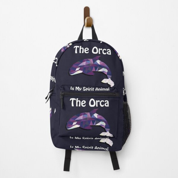 Item preview, The Orca Is My Spirit Animal - Geometric Purple Square designed and sold by NoMatterLab.