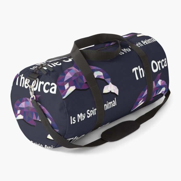 Item preview, The Orca Is My Spirit Animal - Geometric Purple Square designed and sold by NoMatterLab.