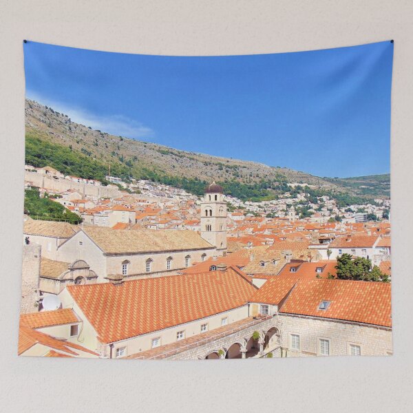 Item preview, View From Rooftops Old Town Dubrovnik Croatia designed and sold by flyingracoon.