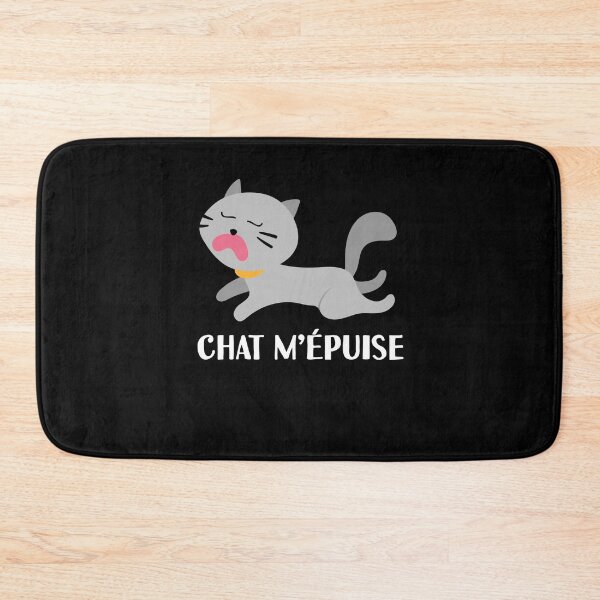 Aperçu de l'œuvre Chat m'épuise créée et vendue par Catcrea.