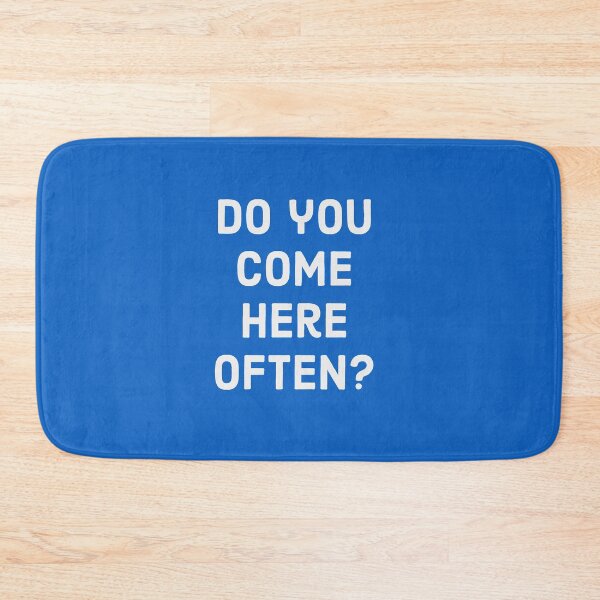 Item preview, Do you come here often? - White text designed and sold by FunkiFunki.
