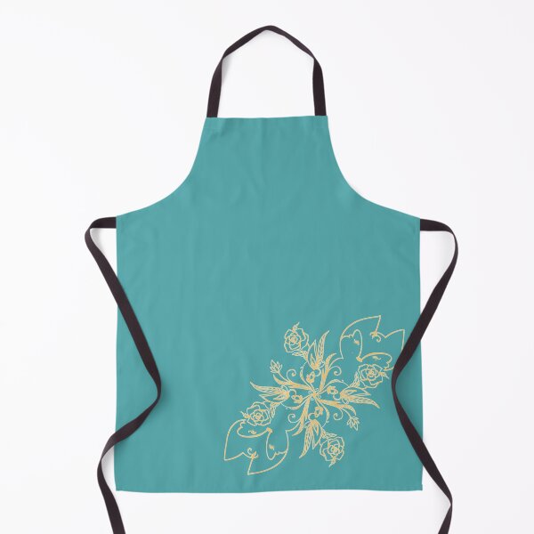 Item preview, Fox in the Flowers - Teal & Buttercup designed and sold by GreenAcreStudio.