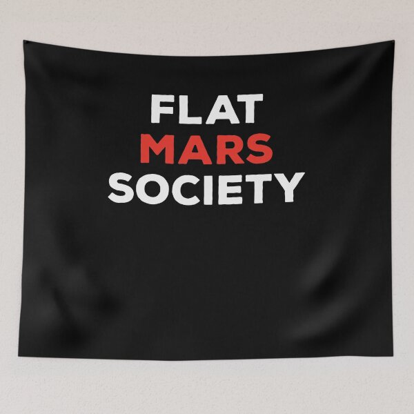 Artikelvorschau, Flaches Mars-Gesellschaftshemd - Flaches Mars-T-Shirt - Klimawandel-Hemd - Mars-T-Shirt entworfen und verkauft von aymob.
