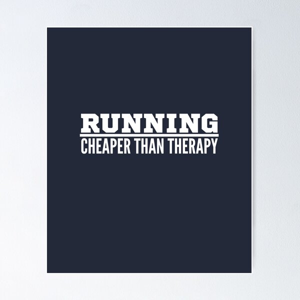 Item preview, Running Is Cheaper Than Therapy - Mental Health Awareness 2021 designed and sold by WonderWear.