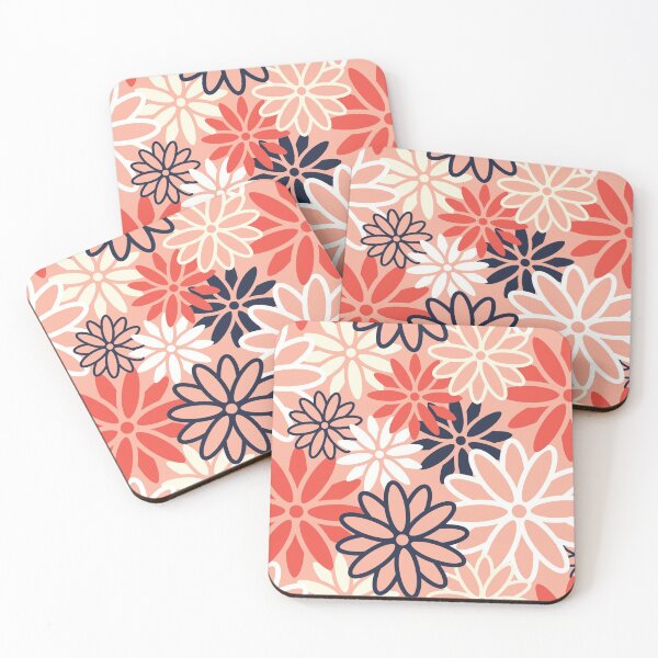 Item preview, Beatnik Floral In Pink designed and sold by House of Haha.