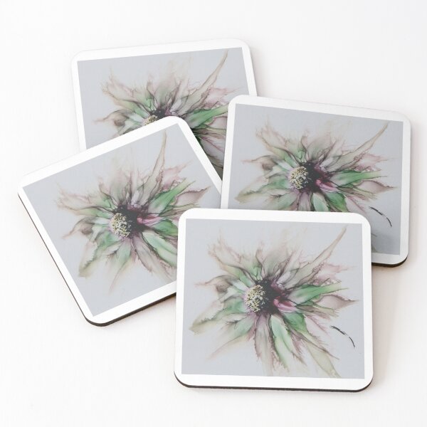 Item preview, Green Brown flower KleurRijk Els Delacourt designed and sold by KleurRijk.