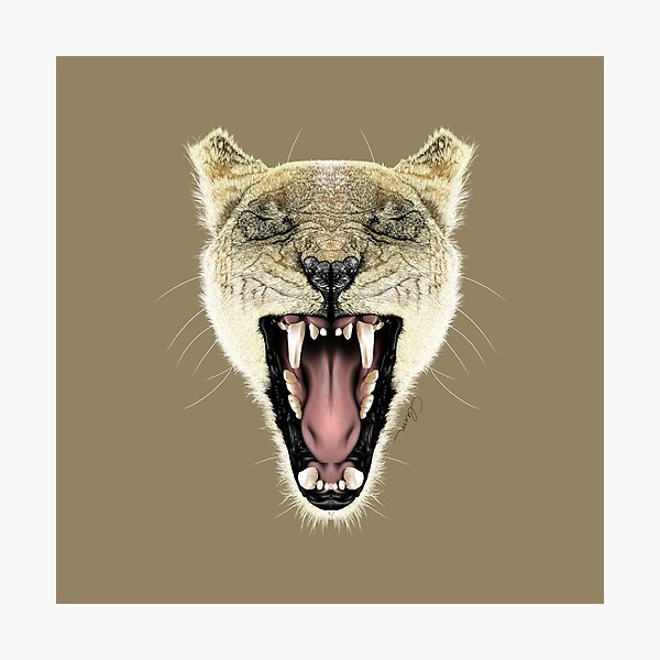 Item preview, lioness designed and sold by ClaimDesign.