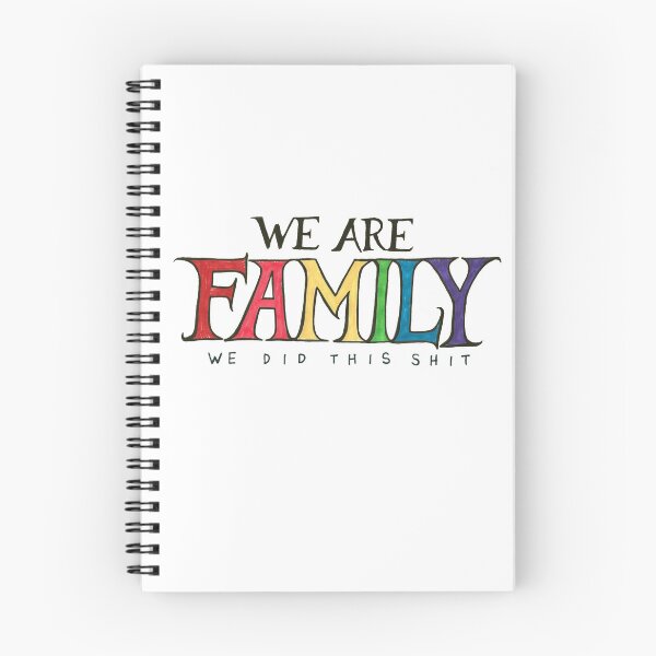 Item preview, We Are Family - We Did This Shit - Rainbow Flag designed and sold by The White Bat.