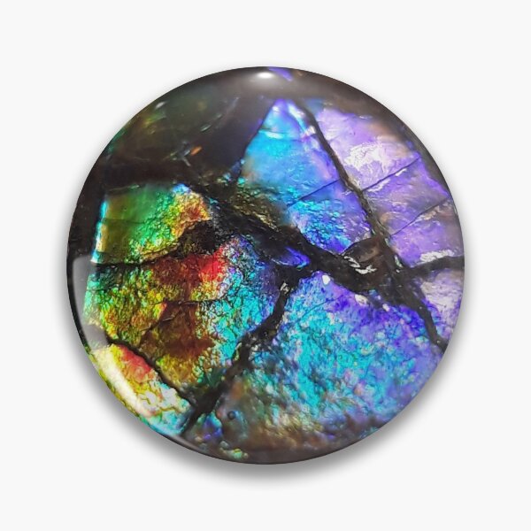Item preview, Rainbow ammolite designed and sold by highdeadesigns.