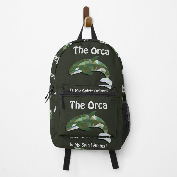 Item preview, The Orca Is My Spirit Animal - Geometric Camouflage Square designed and sold by NoMatterLab.