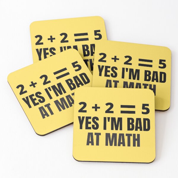 Item preview,  YES I'M BAD AT MATH designed and sold by CaptainPiku.