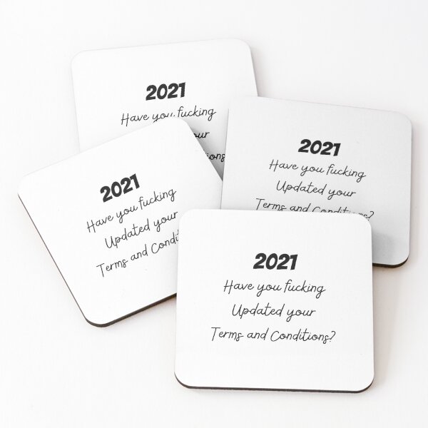 Item preview, 2021 Have you fucking updated your terms and conditions? designed and sold by Dope Trends ☑️.